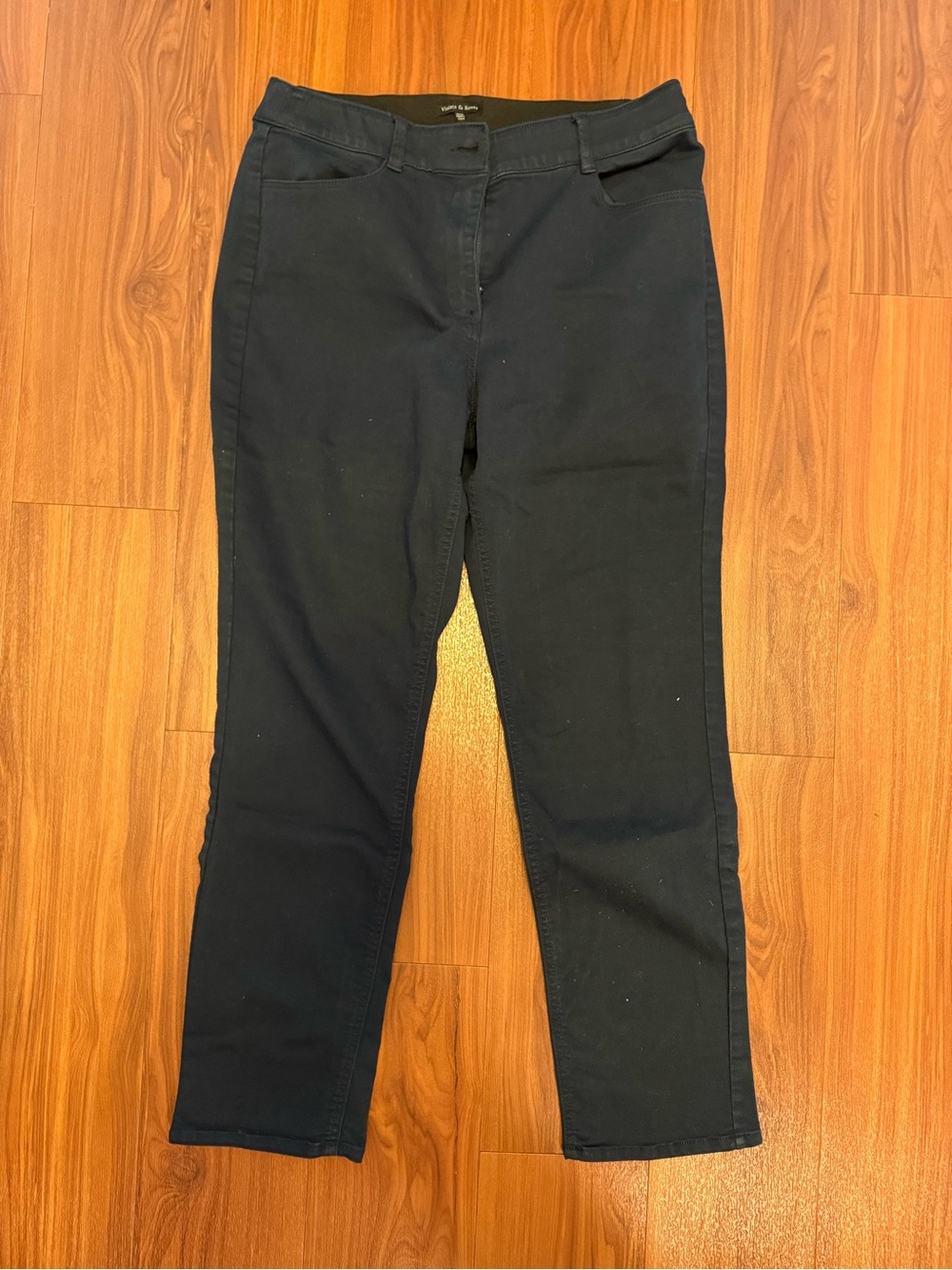 Violet & Roses Dark Blue Stretch Slim Pants